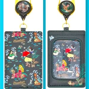 Disney Princesses with sidekicks Retractable Lanyard